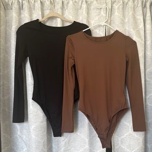Black & Brown Bodysuits